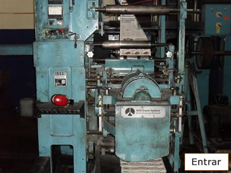 Pe&ccedil;as para Dobradeira de Rotativa, M&aacute;quinas, Gr&aacute;fica e Jornal, Offset, Impressora
