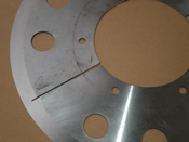 Faca de Corte Circular Bipartida Goss Urbanite para Dobradeira, Rotativa